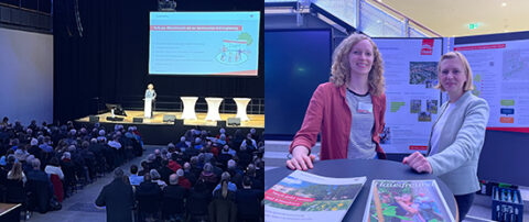 Das Sanierungsmanagement mit Infostand beim Dialogforum Wärmewende in Lübeck