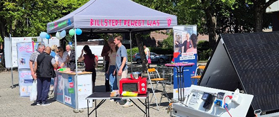 Aktionstag „Einfach! Sonnenergie nutzen“ auf dem Billstedter Marktplatz