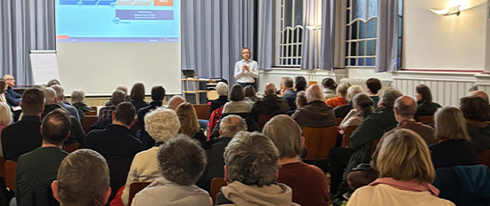 Die Hamburger Energielotsen vor Ort in Groß Flottbek